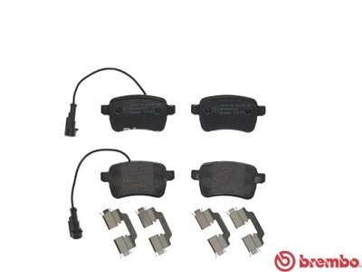 Set plăcuțe frână BREMBO, spate , pentru: ALFA ROMEO GIULIETTA, GIULIETTA/HATCHBACK; DODGE DART 1.4-2.0D 04.10-