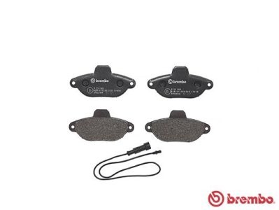 Set plăcuțe frână BREMBO ,față, pentru: FIAT PUNTO; LANCIA Y; ZASTAVA 10 1.1-1.7D 09.93-