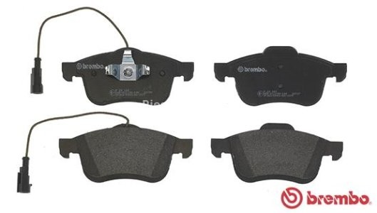 Set plăcuțe frână BREMBO ,față, (fara optionale), pentru: FIAT DOBLO, DOBLO CARGO; LANCIA DELTA III; OPEL COMBO TOUR, COMBO/MINIVAN 1.3D-2.0D 09.08-