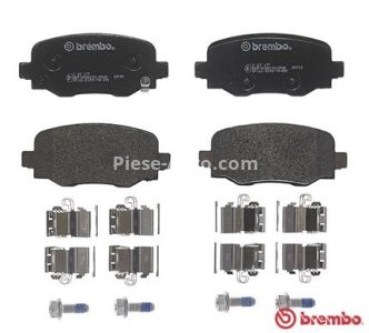 Set plăcuțe frână BREMBO, spate , pentru: FIAT 500X; JEEP COMPASS, RENEGADE 1.0-2.0D 07.14-