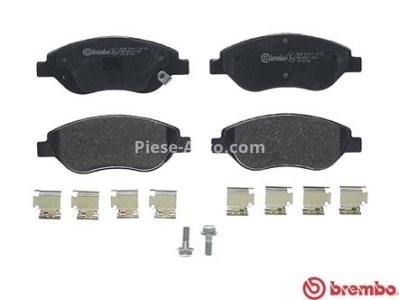 Set plăcuțe frână BREMBO ,față, pentru: FIAT TIPO 1.0-1.6D 10.15-