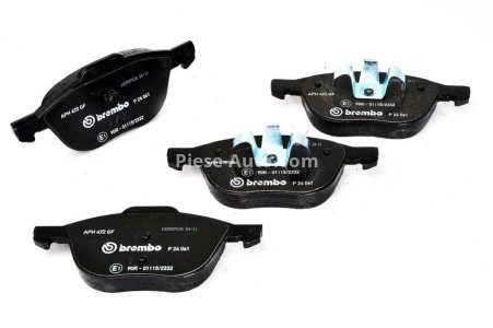 Set plăcuțe frână BREMBO ,față, pentru: VOLVO C30, C70 II, S40 II, V40, V50; FORD C-MAX, C-MAX II, ECOSPORT, FOCUS C-MAX, FOCUS II, FOCUS III, FOCUS III/KOMBI, FOCUS II/KOMBI 1.0-Electric 10.03-