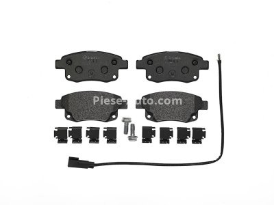 Set plăcuțe frână BREMBO, spate , pentru: FORD TRANSIT, TRANSIT TOURNEO 2.2D/2.4D/3.2D 04.06-12.14