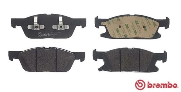 Set plăcuțe frână BREMBO ,față, (fara optionale), pentru: FORD FOCUS IV, GALAXY III, KUGA III, S-MAX; FORD USA EDGE 1.5-2.7 01.15-