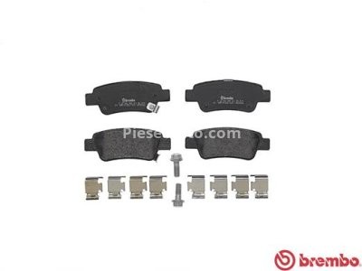 Set plăcuțe frână BREMBO, spate , pentru: HONDA CR-V III, CR-V IV 1.6D-2.4 06.06-