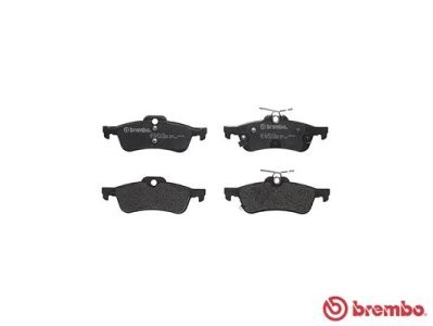 Set plăcuțe frână BREMBO ,spate (fara optionale), pentru: HONDA CIVIC IX 1.4-2.2D 02.12-12.16