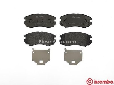 Set plăcuțe frână BREMBO ,față, pentru: HYUNDAI COUPE II, ELANTRA III, ELANTRA IV, SONATA IV, SONATA V, TIBURON, TUCSON, TUCSON/SUV; KIA MAGENTIS I, MAGENTIS II, OPTIMA, SOUL I 1.6-2.7 06.00-