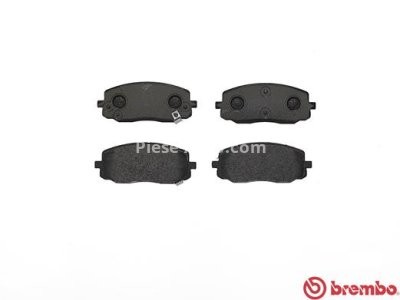 Set plăcuțe frână BREMBO ,față, pentru: HYUNDAI I10 I, I10 II, I20 I; KIA PICANTO I 1.0-1.2LPG 04.04-