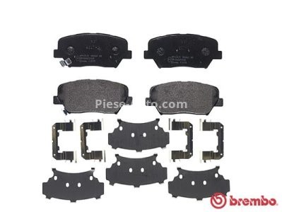 Set plăcuțe frână BREMBO ,față, pentru: HYUNDAI CRETA, GRANDEUR, NEXO, SANTA FÉ III; KIA CARENS IV, SELTOS 1.6-Electric 01.11-