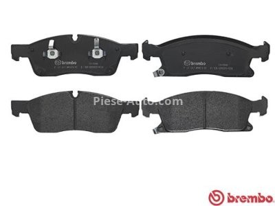 Set plăcuțe frână BREMBO ,față, (fara optionale), pentru: DODGE DURANGO; JEEP GRAND CHEROKEE, GRAND CHEROKEE IV 3.0D-6.4 11.10-