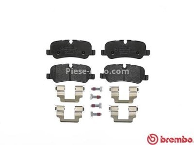 Set plăcuțe frână BREMBO, spate , pentru: LAND ROVER DISCOVERY III, DISCOVERY IV, RANGE ROVER III, RANGE ROVER SPORT I 2.7D-5.0 03.02-12.18