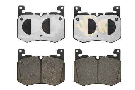 Set plăcuțe frână BREMBO ,față, (cu greutati de echilibrare; cu accesorii; cu tampon amortizare), pentru: JAGUAR F-PACE 5.0/5.0H 08.18-