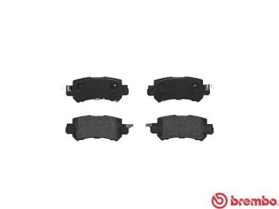 Set plăcuțe frână BREMBO ,spate (fara optionale), pentru: MAZDA CX-3, CX-5 1.5D-2.5 11.11-