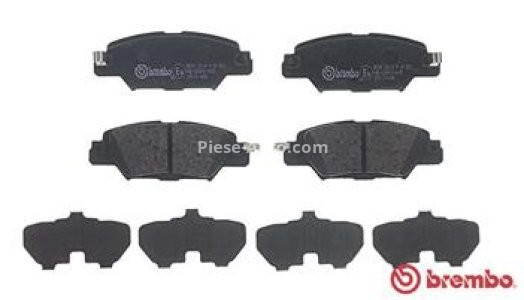 Set plăcuțe frână BREMBO, spate , pentru: MAZDA CX-5 2.0/2.2D/2.5 11.11-