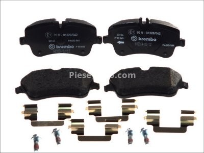 Set plăcuțe frână BREMBO ,față, pentru: MERCEDES C (CL203), C T-MODEL (S203), C (W203), CLC (CL203), CLK (C209), SLK (R171) 1.6-2.6 05.00-06.11