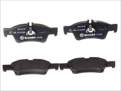 Set plăcuțe frână BREMBO ,spate (fara optionale), pentru: MERCEDES CLS (C218), CLS (C219), CLS SHOOTING BRAKE (X218), E T-MODEL (S211), E T-MODEL (S212), E (VF211), E (W211) 1.8-5.5 10.98-12.17