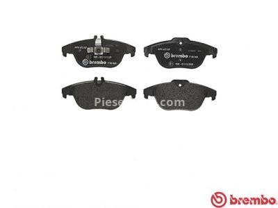 Set plăcuțe frână BREMBO ,spate (fara optionale), pentru: MERCEDES C (C204), C T-MODEL (S204), C (W204), E (A207), E (C207) 1.6-5.5 01.07-