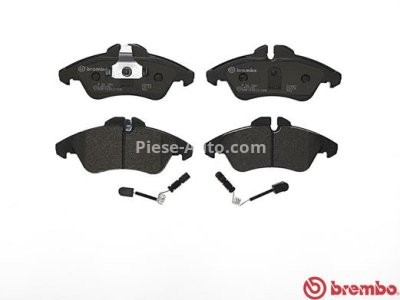Set plăcuțe frână BREMBO ,față, (fara optionale), pentru: MERCEDES SPRINTER 2-T (B901, B902), SPRINTER 3-T (B903), V (638/2), VITO (W638); VW LT 28-35 II 2.0-Electric 01.95-07.06