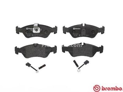 Set plăcuțe frână BREMBO, spate , pentru: MERCEDES SPRINTER 3-T (B903); VW LT 28-35 II, LT 28-46 II 2.1D-Electric 02.95-07.06