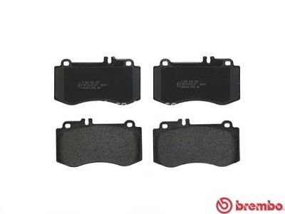 Set plăcuțe frână BREMBO ,față, pentru: MERCEDES CLS (C218), CLS SHOOTING BRAKE (X218), E T-MODEL (S212), E (W212) 3.0-5.5 01.09-12.17