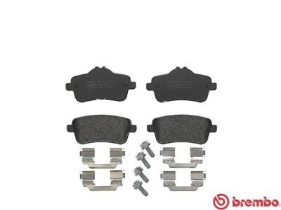 Set plăcuțe frână BREMBO, spate , pentru: MERCEDES A (W176), C (C205), CLA (C117), CLA SHOOTING BRAKE (X117), GL (X166), GLA (X156), GLE (C292), GLE (W166), GLS (X166), M (W166) 2.0-5.5 06.11-