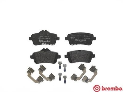 Set plăcuțe frână BREMBO, spate , pentru: MERCEDES GL (X166), GLE (C292), GLE (W166), GLS (X166), M (W166) 3.0-5.5 11.11-10.19
