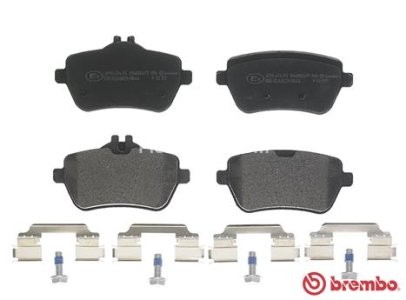 Set plăcuțe frână BREMBO, spate , pentru: MERCEDES S (A217), S (C217), S (W222, V222, X222) 2.2DH-4.7 05.13-