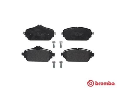 Set plăcuțe frână BREMBO ,față, pentru: MERCEDES C (A205), C (C205), C T-MODEL (S205), C (W205), E (A238), E (C238), E T-MODEL (S213), E (W213) 1.5H-2.2D 02.14-