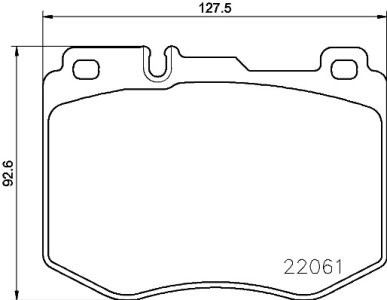 Set plăcuțe frână BREMBO ,față, pentru: MERCEDES C (A205), C (C205), C T-MODEL (S205), C (W205), CLS (C257), E (A238), E ALL-TERRAIN (S213), E (C238), E T-MODEL (S213), E (W213) 1.6-3.0D 02.14-