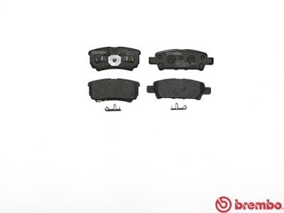 Set plăcuțe frână BREMBO, spate , pentru: CHRYSLER 200, SEBRING; DODGE AVENGER, CALIBER; JEEP COMPASS, PATRIOT; MITSUBISHI LANCER VII, LANCER VIII, OUTLANDER I 1.3-3.6ALK 03.01-
