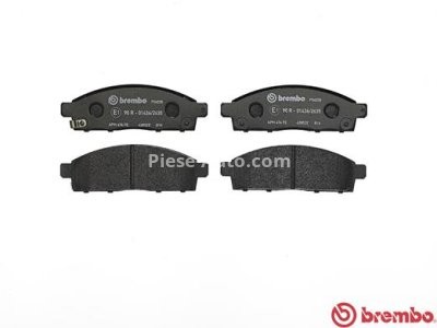 Set plăcuțe frână BREMBO ,față, pentru: FIAT FULLBACK; MITSUBISHI L200, L200 / TRITON, PAJERO SPORT II 2.4D-3.5 11.05-