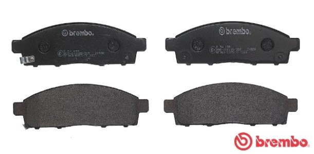 Set plăcuțe frână BREMBO ,față, pentru: FIAT FULLBACK; MITSUBISHI L200 / TRITON, PAJERO SPORT II 2.2D-3.5 11.05-