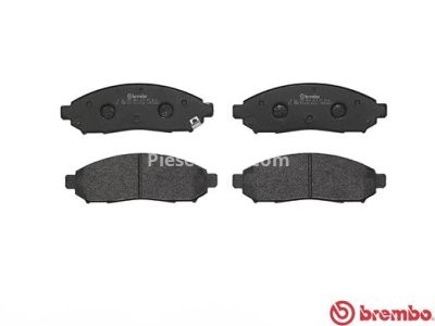 Set plăcuțe frână BREMBO ,față, pentru: NISSAN NP300 NAVARA, PATHFINDER III, XTERRA 2.5D/3.0D/4.0 10.04-