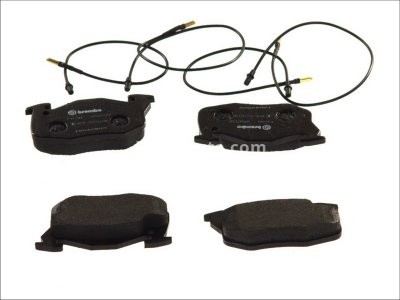 Set plăcuțe frână BREMBO, spate , pentru: NISSAN PRIMERA; RENAULT ESPACE IV, LAGUNA II, MEGANE II, VEL SATIS 1.6-3.5 03.01-