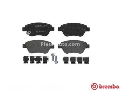 Set plăcuțe frână BREMBO ,față, pentru: FIAT DOBLO/MINIVAN; OPEL ADAM, CORSA D, CORSA D/HATCHBACK 1.0-1.9D 07.03-