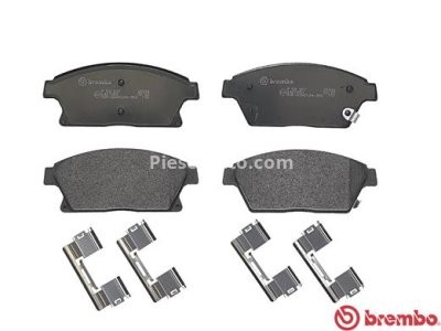 Set plăcuțe frână BREMBO ,față, pentru: OPEL AMPERA, ASTRA H CLASSIC, ASTRA J, ASTRA J GTC, MOKKA / MOKKA X 1.3D-2.0D 01.09-