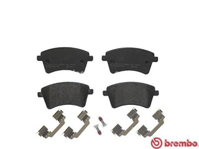 Set plăcuțe frână BREMBO ,față, (cu accesorii; cu suruburi ghidare etrier frână), pentru: MERCEDES CITAN MIXTO (DOUBLE CABIN), CITAN (MPV), CITAN/MINIVAN (W415) 1.2-Electric 02.08-