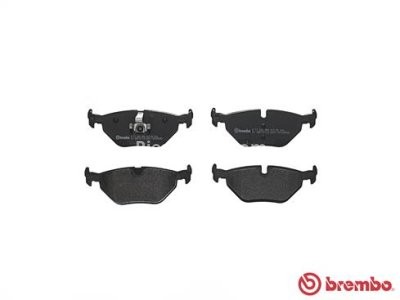 Set plăcuțe frână BREMBO, spate , pentru: SAAB 9-5 1.9D-3.0D 09.97-12.09