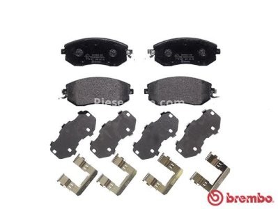 Set plăcuțe frână BREMBO ,față, pentru: SUBARU BRZ, FORESTER, IMPREZA, LEGACY V, OUTBACK, XV; TOYOTA GT 86 1.5-2.5 01.08-