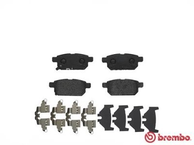 Set plăcuțe frână BREMBO, spate , pentru: SUZUKI BALENO, S-CROSS, SWIFT IV, SWIFT V, SX4 S-CROSS, VITARA 1.0-1.6D 10.10-