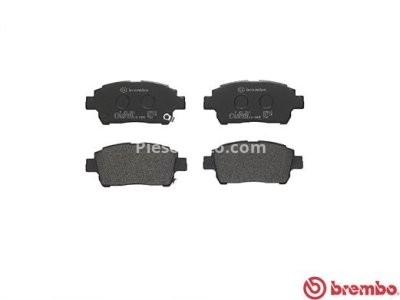 Set plăcuțe frână BREMBO ,față, pentru: TOYOTA ALLION I, BB I, CELICA, COROLLA, COROLLA VERSO, IST, MR2 III, OPA, PREMIO, PRIUS 1.0-2.0 04.99-12.13