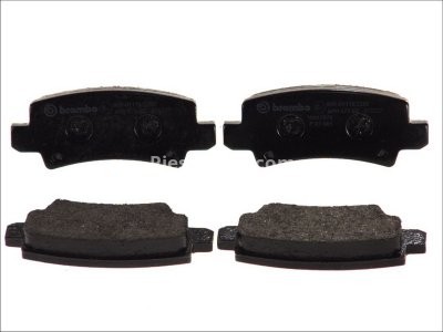 Set plăcuțe frână BREMBO, spate , pentru: TOYOTA COROLLA 1.4-2.0D 09.00-03.08