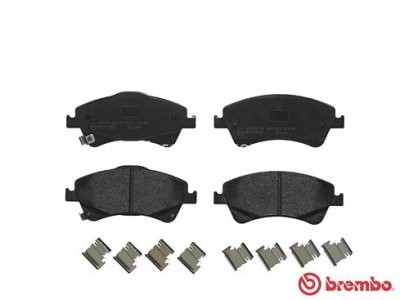 Set plăcuțe frână BREMBO ,față, pentru: TOYOTA AURIS, AVENSIS, COROLLA, VERSO 1.6-2.2D 10.06-10.18