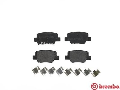 Set plăcuțe frână BREMBO, spate , pentru: TOYOTA VERSO 1.6-2.2D 04.09-08.18