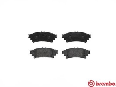 Set plăcuțe frână BREMBO, spate , pentru: LEXUS GS, IS II, IS III, RC 2.0-3.5H 11.10-