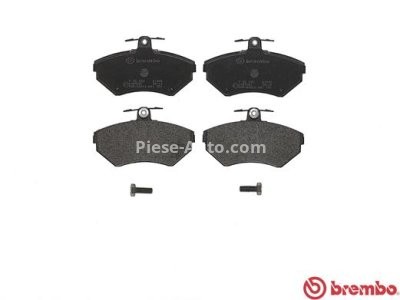 Set plăcuțe frână BREMBO ,față, pentru: SEAT AROSA, CORDOBA, CORDOBA VARIO, CORDOBA VARIO/KOMBI, IBIZA II, INCA, TOLEDO I; VW CADDY II, CADDY II/MINIVAN, GOLF III, GOLF IV 1.0-2.0 05.91-07.05