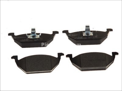 Set plăcuțe frână BREMBO ,față, (fara optionale), pentru: AUDI A1, A1 CITY CARVER, A3; SEAT ARONA, CORDOBA, IBIZA III, IBIZA IV, IBIZA IV SC, IBIZA IV ST 1.0-Electric 09.96-