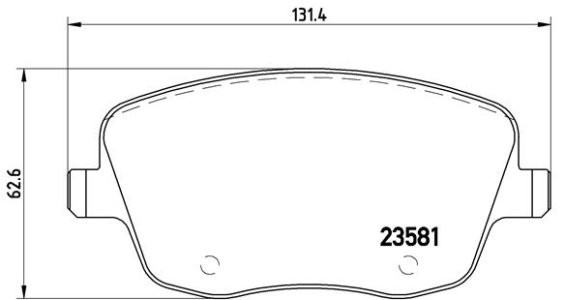 Set plăcuțe frână BREMBO ,față, pentru: SEAT IBIZA III, IBIZA IV, IBIZA IV SC; SKODA FABIA I, FABIA II, ROOMSTER, ROOMSTER PRAKTIK; VW POLO, POLO IV 1.2-2.0D 12.99-