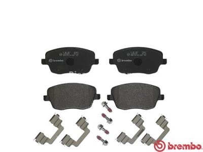 Set plăcuțe frână BREMBO ,față, pentru: SEAT IBIZA III, IBIZA IV, IBIZA IV SC; SKODA FABIA I, FABIA II, ROOMSTER, ROOMSTER PRAKTIK; VW POLO, POLO IV 1.2-2.0D 12.99-