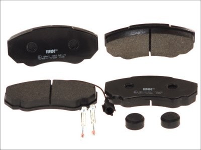 Set plăcuțe frână BREMBO ,față, (cu greutati de echilibrare), pentru: AUDI Q7; PORSCHE CAYENNE; VW TOUAREG 2.5D-6.0D 09.02-08.15 3
